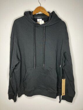 Ksubi 4 X 4 Biggie Hoodie Jet Black Men's XL Pullover Sweatshirt NWT